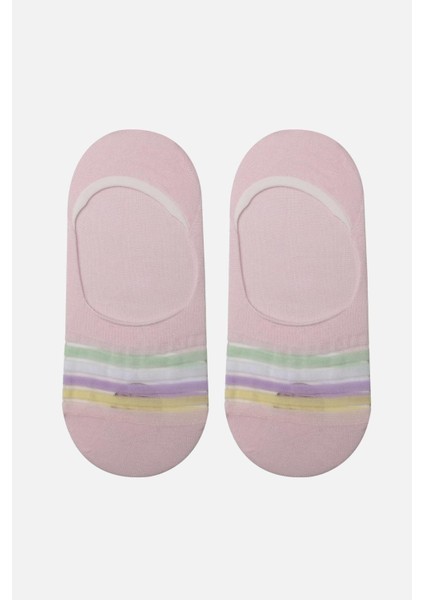 Kadın Modal Tekli Pembe Babet Çorap A 33308 P