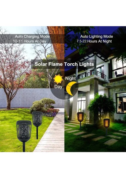 Solar LED Alev Efektli Cızz Sinek Öldürme