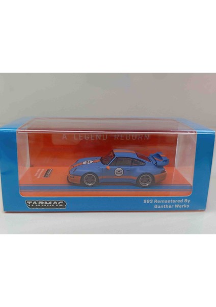 Dianomi Tarmac 1:64 Porsche 993 Remastered/8cm Uzunluğunda Metal Araba Case Kutulu