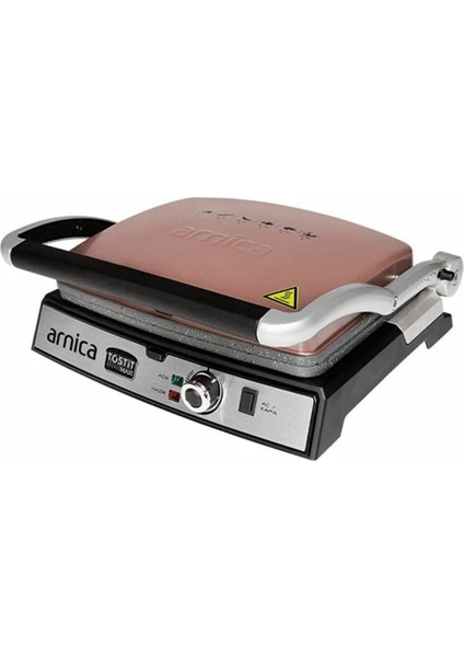 Tostit Maxi Granit Rose Izgaralı Tost Makinesi