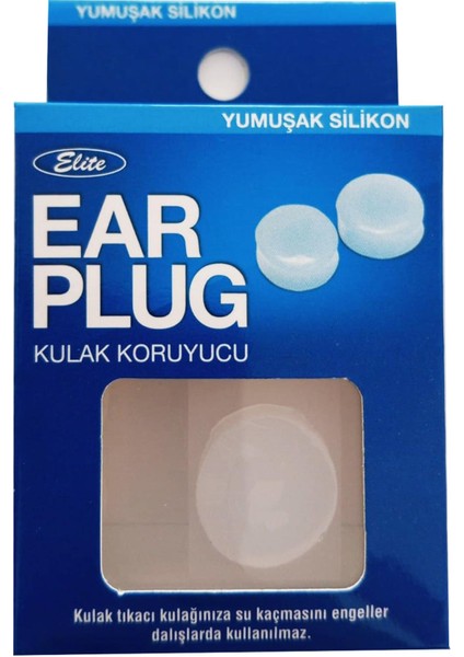 Ear Plug Silikon Kulak Tıkacı 2 Li