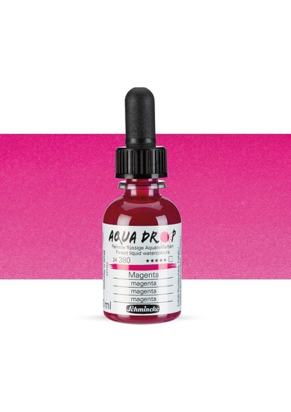 Aqua Drop Sıvı Sulu Boya 30ML 380 Magenta