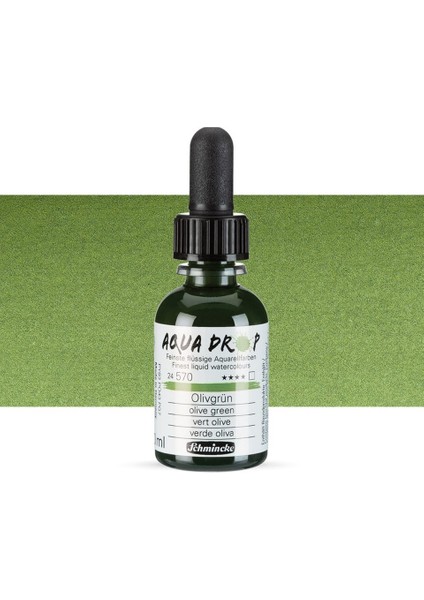 Aqua Drop Sıvı Sulu Boya 30ML 570 Olive Green