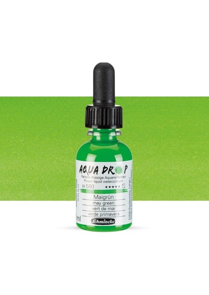 Aqua Drop Sıvı Sulu Boya 30ML 580 May Green