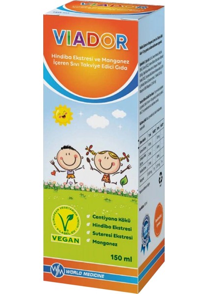 Hindiba Ekstresi ve Manganez Içeren Şurup 150 ml Peluş Oyuncak Hediyeli fiyatları