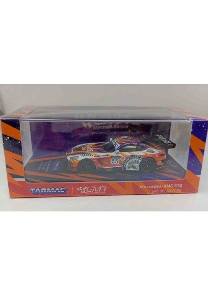 Dianomi Tarmac 64 Mercedes Benz Amg Gt3/8 cm Uzunluğunda Metal Araba Case Kutulu