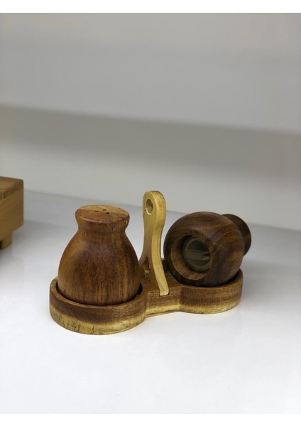 Akasya Standlı Tuzluk Biberlik Seti fiyatları