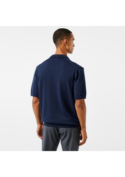 Erkek Lacivert Classic Fit Kısa Kollu Triko S47303T.4NV fiyatları