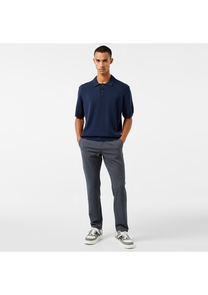 Erkek Lacivert Classic Fit Kısa Kollu Triko S47303T.4NV modelleri