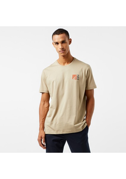 Erkek Beyaz Kısa Kollu Classic Fit T-Shirt V47008T.1FS