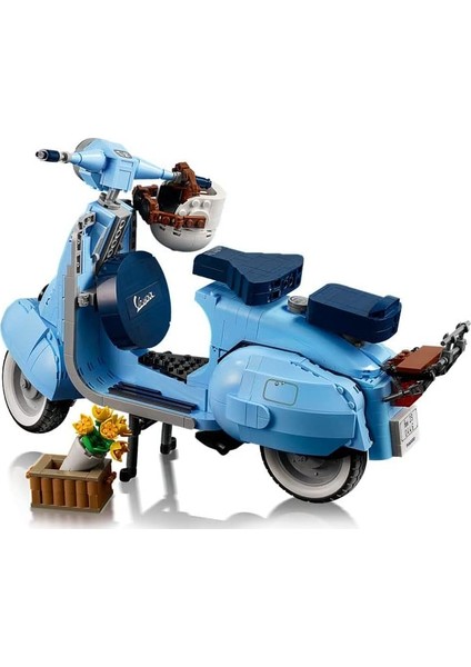 Icons Vespa 125 10298 - Yetişkinler Için Klasik Bir Italyan Simgesinin Detaylı ve Sergilenebilir Model Yapım Seti (1106 Parça)