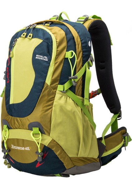 Outdoor Kamp ve Yürüyüş Sırt Çantası (40 Litre Kapasiteli) Yeşil 1616
