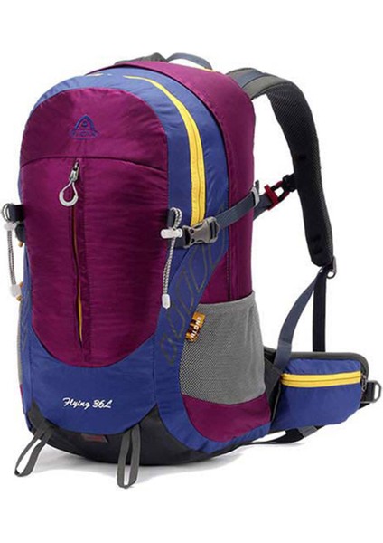 Outdoor Kamp ve Yürüyüş Sırt Çantası (36 Litre Kapasiteli) Mor 9860