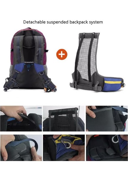 Outdoor Kamp ve Yürüyüş Sırt Çantası (36 Litre Kapasiteli) Mor 9860 indirimleri