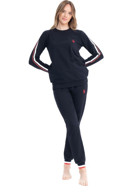 Kadın Uzun Kollu Yuvarlak Yaka Pijama Takımı S25070