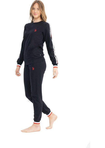 Kadın Uzun Kollu Yuvarlak Yaka Pijama Takımı S25070
