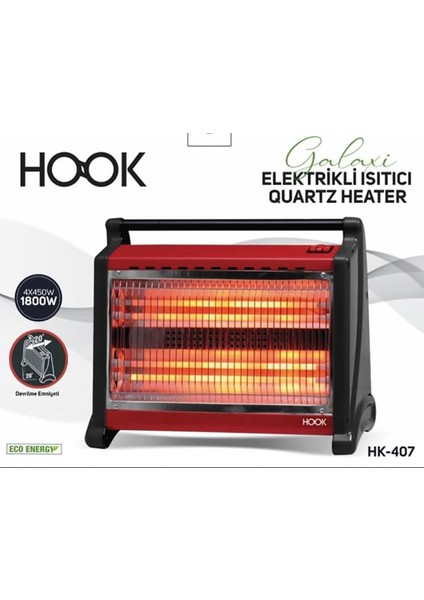 HK-407 Elektrikli Quartz Isıtıcı
