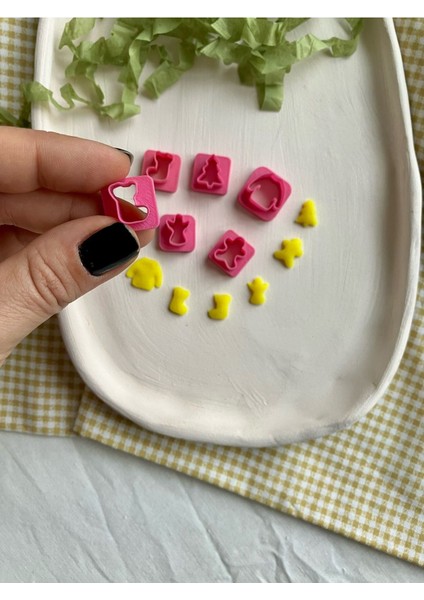 Yılbaşı Beşli Mini Clay Cutter fiyatları