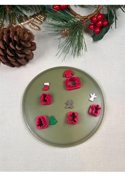 Yılbaşı Beşli Mini Clay Cutter indirimleri