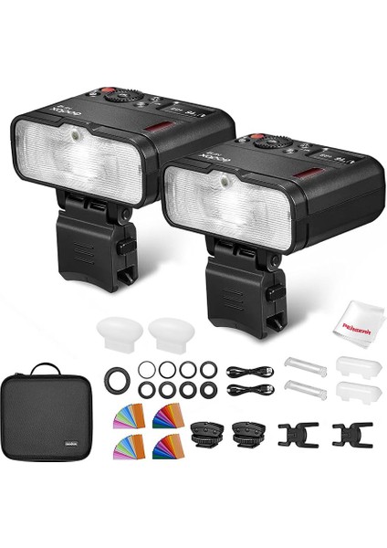 MF12 K2 Makro Flaş Difüzörlü Ikili Set + Xpro-C Ttl Canon Tetikleyici fiyatları