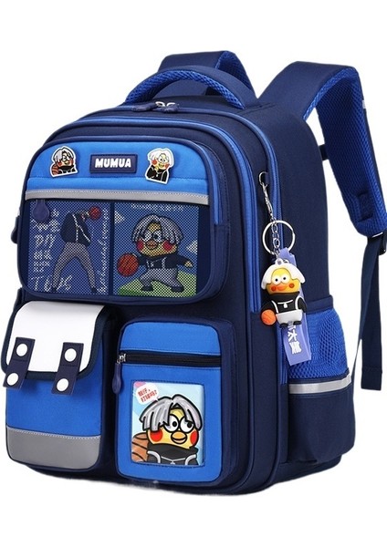 Ilkokul Öğrencilerinin Okul Çantaları, Çocukların Omurga Koruma ve Yükünü Azaltma, 1-3-6 Sınıf Sırt Çantası, Su Geçirmez, Geniş Kapasiteli Lamine Oxford Kumaş (Yurt Dışından)