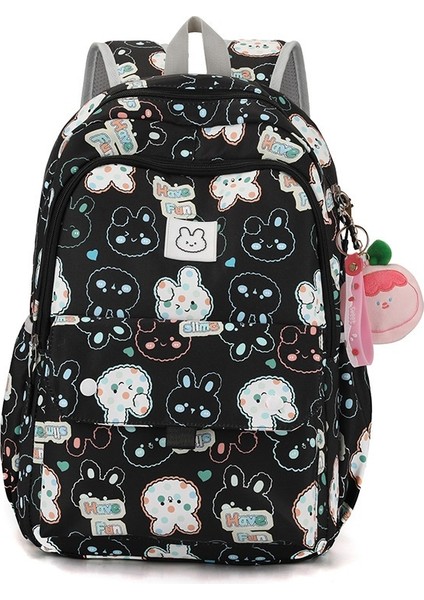 Küçük Taze Okul Çantası Kadın Ortaokul Ilkokul Öğrencisi Büyük Kapasiteli Sırt Çantası Kadın Japon Kız Kalp Sırt Çantası (Yurt Dışından)