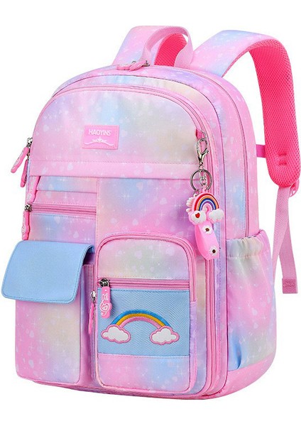 1-3-6. Sınıflardaki Kızlar Için Yükü Azaltmak ve Omurgayı Korumak Için Yeni Ilkokul Çantası, Su Geçirmez (Yurt Dışından)