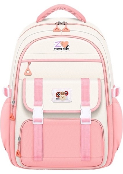 Yeni Macaron Renk Ilkokul Çantası 1-3-9 Sınıf Kız Çocuk Okul Çantası Hafif Su Geçirmez Sırt Çantası (Yurt Dışından)