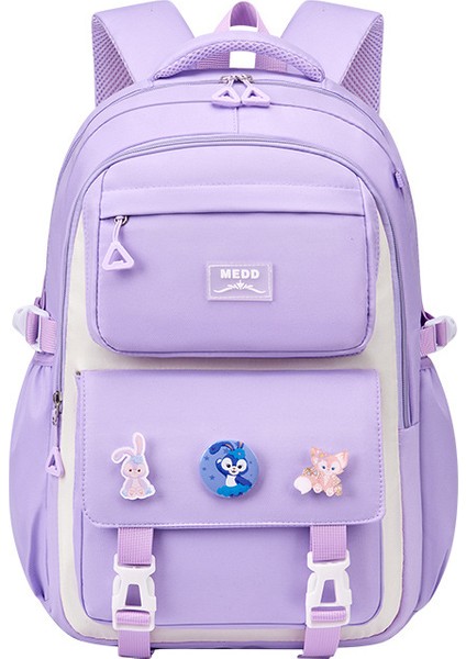 Ilkokul Kız Çocukları Için Yeni Okul Çantası, 1-6. Sınıflar Için Güzel Görünümlü, Hafif, Yükü Azaltan, Omurgayı Koruyan, Geniş Kapasiteli Çocuk Sırt Çantası (Yurt Dışından)