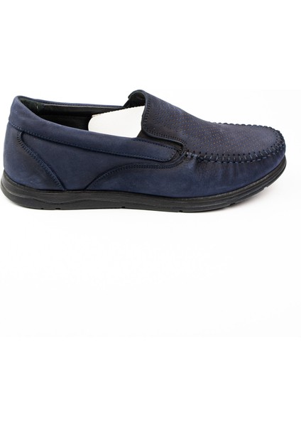 1050 Erkek Mokasen Nubuk Deri Ayakkabı Lacivert fiyatları