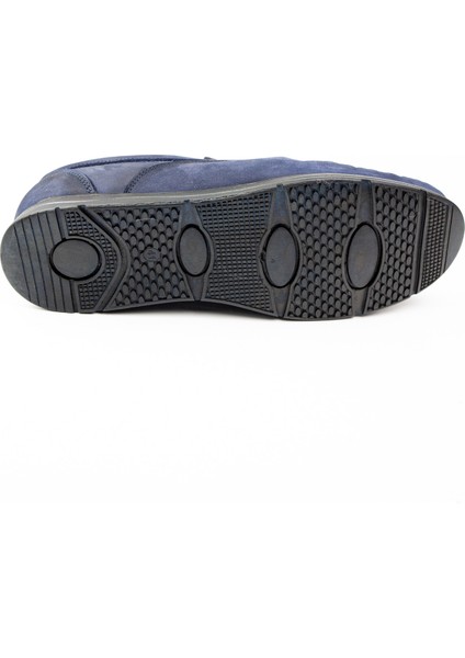 1050 Erkek Mokasen Nubuk Deri Ayakkabı Lacivert indirimleri