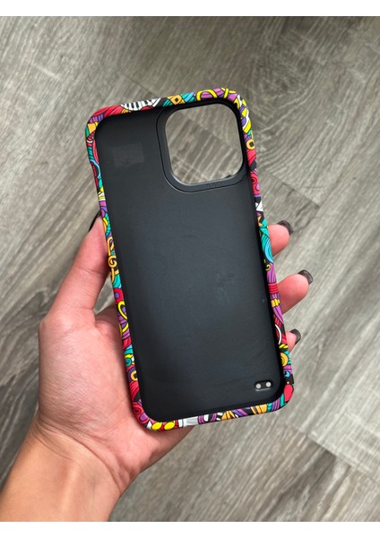 iPhone 13 Pro Max Uyumlu 360 Ön Arka Full Korumalı Desenli Kılıf