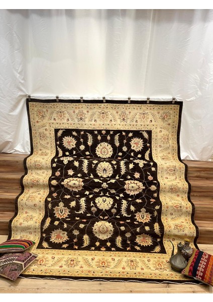 El Dokuma Afgan Uşak Halı - 248 X 321