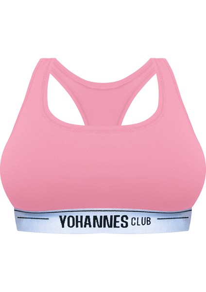 Yohannes Club, Kadın, Lastikli Büstiyer Sütyen, Tekli, Pudra