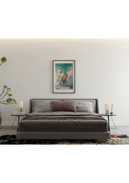 Şovalye Orta Çağ Dekorasyon Tablo, Ofis Duvar Dekor Baskı Tablo modelleri