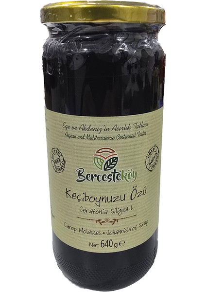 Bercesteköy Keçiboynuzu Özü Vegan & Glutensiz 640 gr