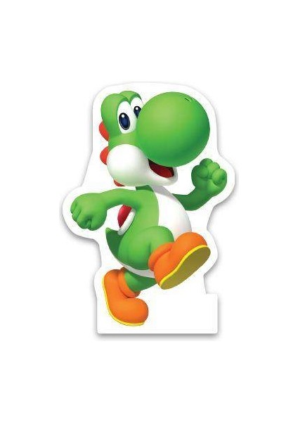 Süper Mario Yoshi Ayaklı Pano 32X22 cm