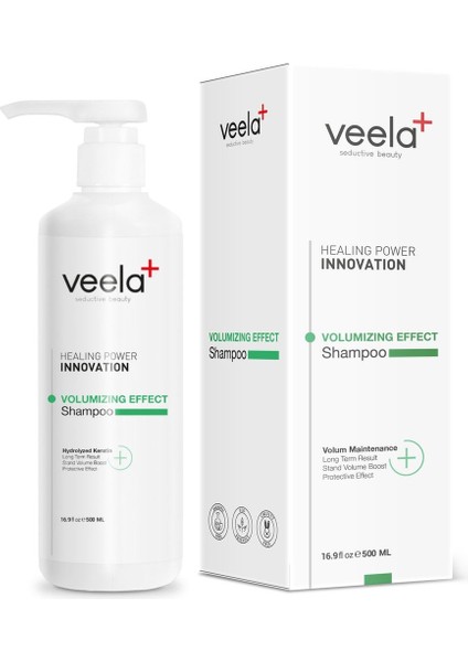 Ince Telli Saçlar Için Hacim Kazandıran Yoğun Bakım Şampuanı Volumizing Effect Shampoo 500ml