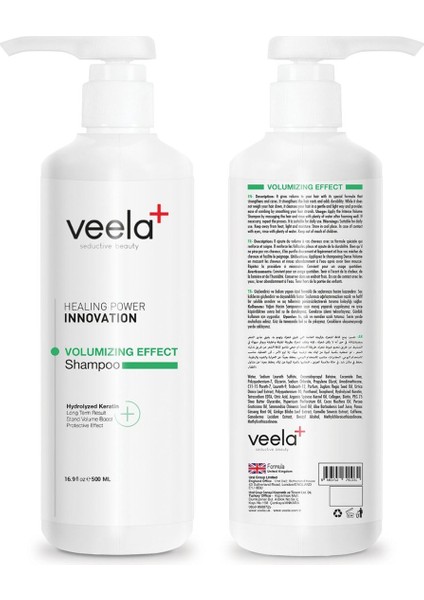 Ince Telli Saçlar Için Hacim Kazandıran Yoğun Bakım Şampuanı Volumizing Effect Shampoo 500ml