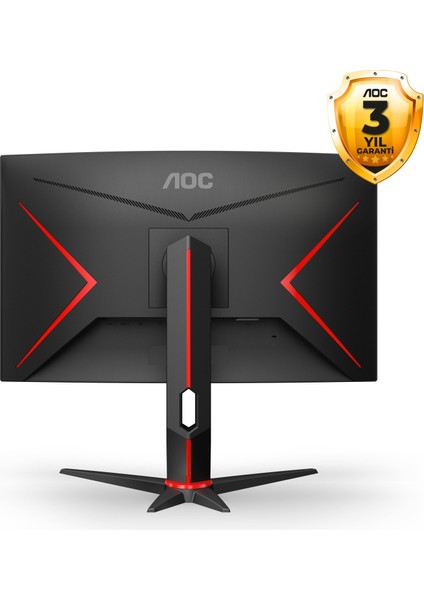 Aoc CQ27G2SE/BK 27" 1 Ms 165Hz Qhd Va Curved Gaming (Oyuncu) Monitörü