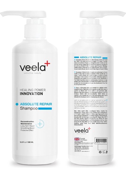 Işlem Görmüş Saçlar Için - Onarıcı Bakım Şampuanı Absolute Repair Shampoo 500ml