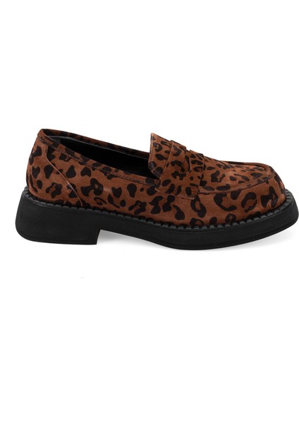 Merinda Leopar Kadın Günlük Loafer Deri Ayakkabı fiyatları