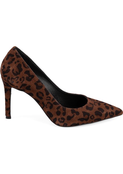 Yozef Leopar Kadın Deri Stiletto
