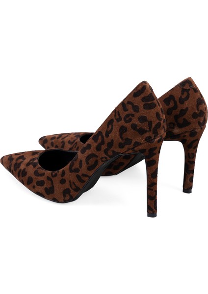 Yozef Leopar Kadın Deri Stiletto