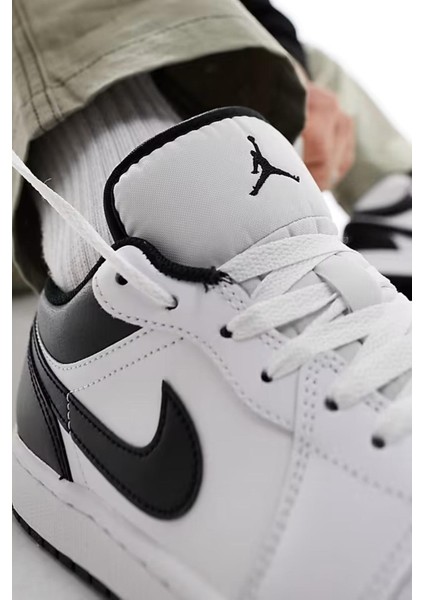 Air Jordan 1 Low Leather Sneaker Hakiki Deri Beyaz Erkek Spor Ayakkabı fiyatları
