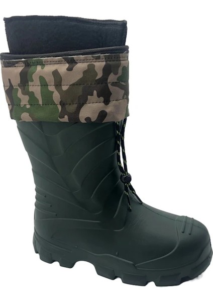 Av Balıkçılık Bahçe Hayvancılıkçizme Gerçek Eva Çizme Hakiyeşil Termal Çoraplı Eva Çizme 41-42-43-44-45 Numaralar