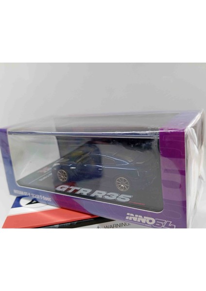 Dianomi Inno 64 Nissan Gt-R R35 T-Spec / 8 cm Uzunluğunda Metal Araba Case Kutulu
