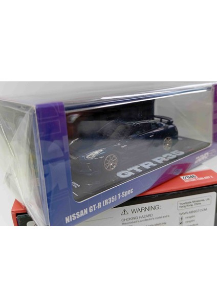 Dianomi Inno 64 Nissan Gt-R R35 T-Spec / 8 cm Uzunluğunda Metal Araba Case Kutulu