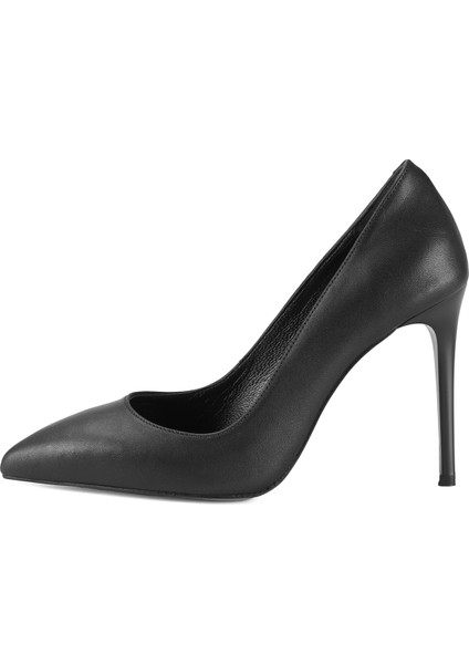 Larissa Bej Kadın Klasik Deri Stiletto modelleri