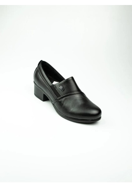 124 Zenne Günlük Ayakkabı Topuklu Sıyah